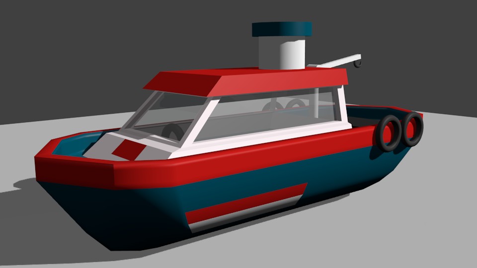 low poly ship  preview image 1